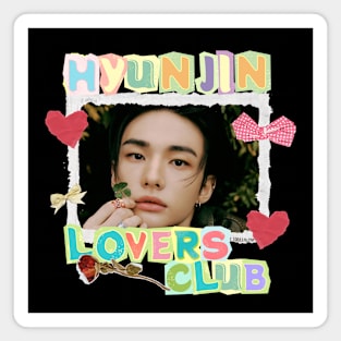 Hyunjin Lovers Club SKZ Scrapbook Magnet